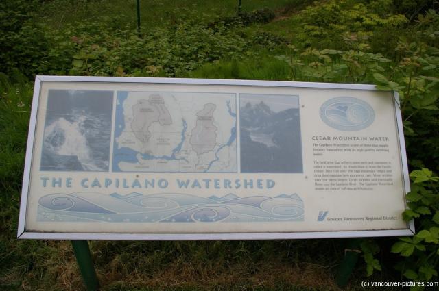 Capilano Watershed sign at Cleveland Dam.jpg