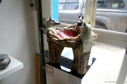 Egyptian style artwork at Gallery of BC Ceramics in Granville Island Vancouver.jpg