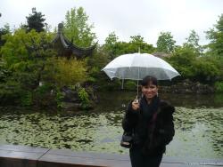 Joann in front of Sun Yat Sen Park Pond in Vancouver.jpg