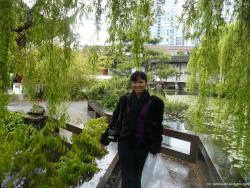 Joann on wooden bridge at the Sun Yat Sen Park.jpg