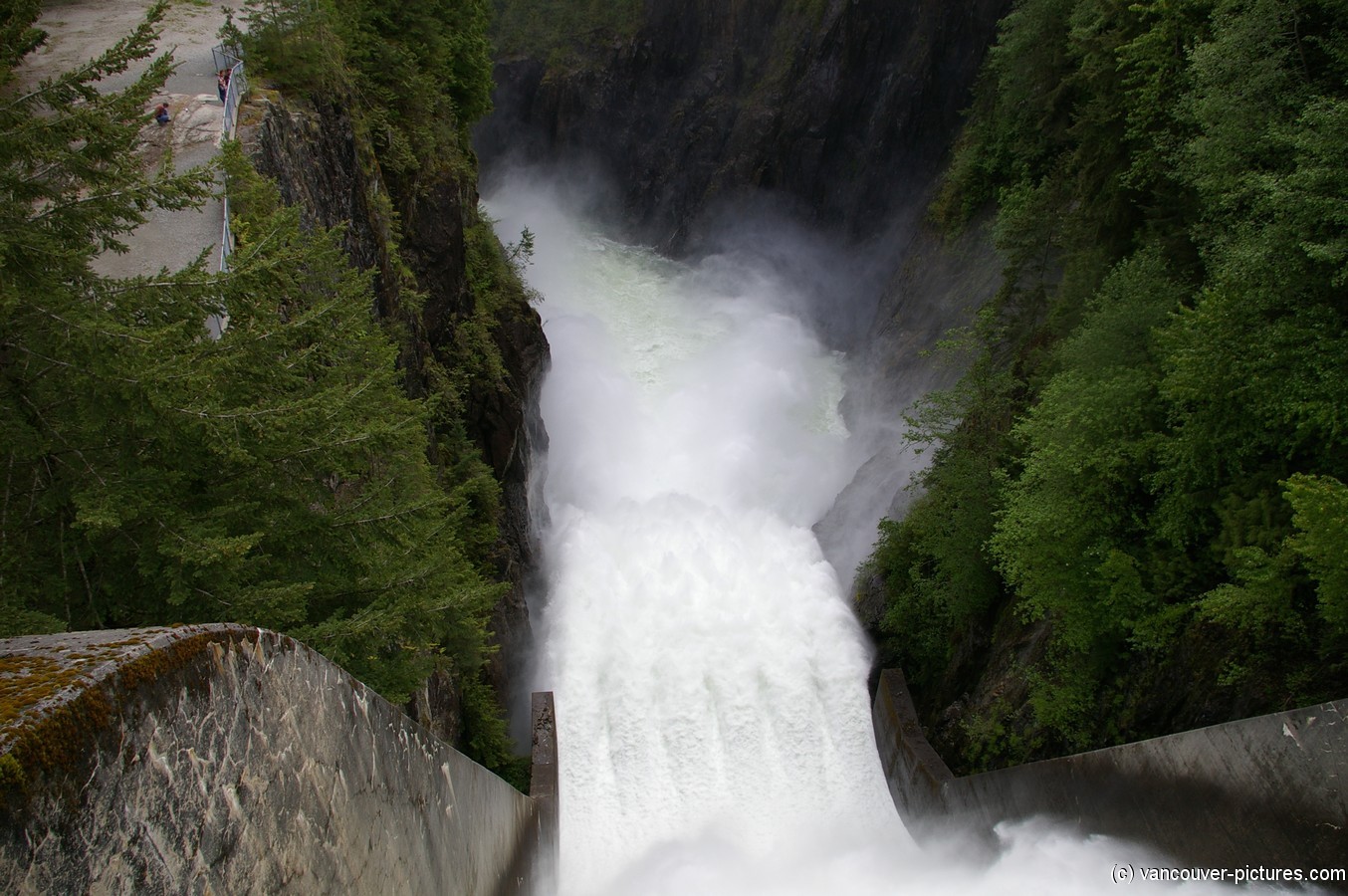 Looking down Cleveland Dam in Vancouver.jpg