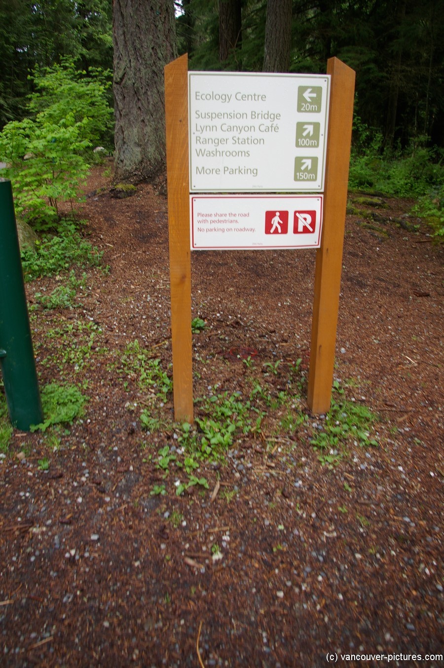 Lynn Canyon Park directions sign.jpg