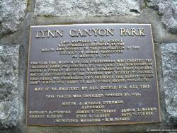 Lynn Canyon Park plaque.jpg