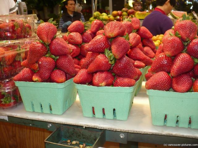 Plump strawberries at Granville Village Market in Vancouver.jpg