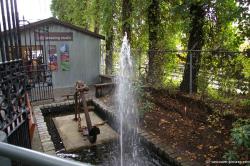 Silk Weaving Studio and fountain at Granville Island in Vancouver.jpg