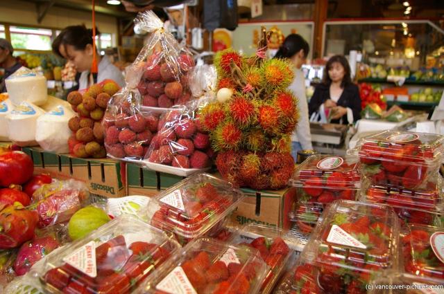 Strawberries and lychee at Granville Island Market.jpg