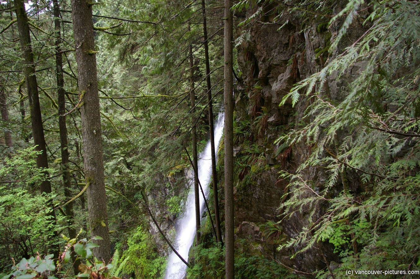 Waterfall at the Lynn Canyon Park in Vancouver.jpg