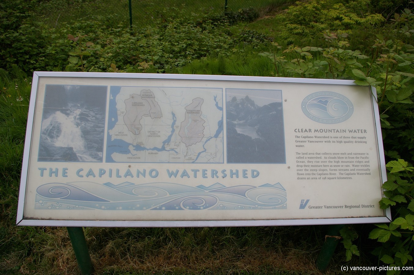 Capilano Watershed sign at Cleveland Dam.jpg